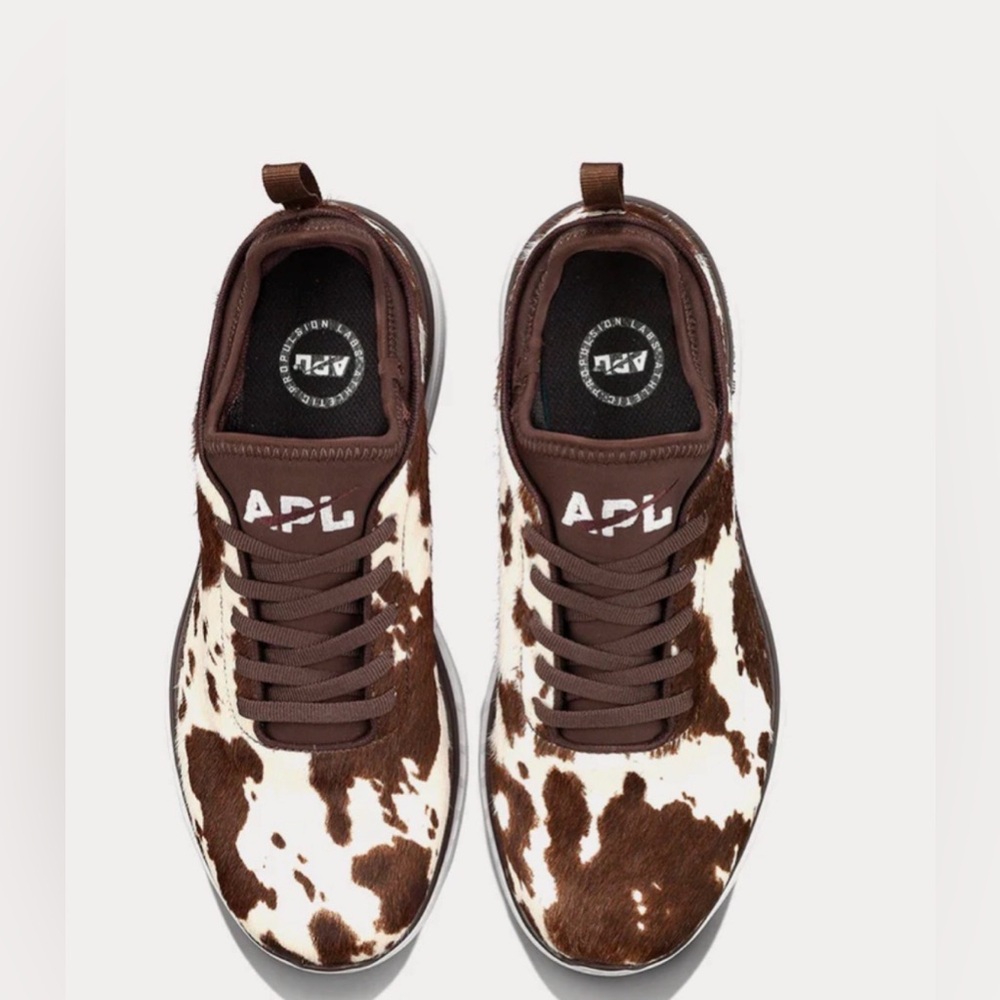 APL Women’s Iconic Phantom Cow Print Athletic Shoes